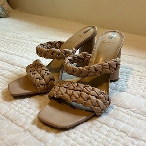 Sam Edelman Tan Braided Heels
